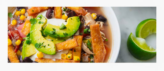 SLOW COOK CHICKEN TORTILLA SOUP